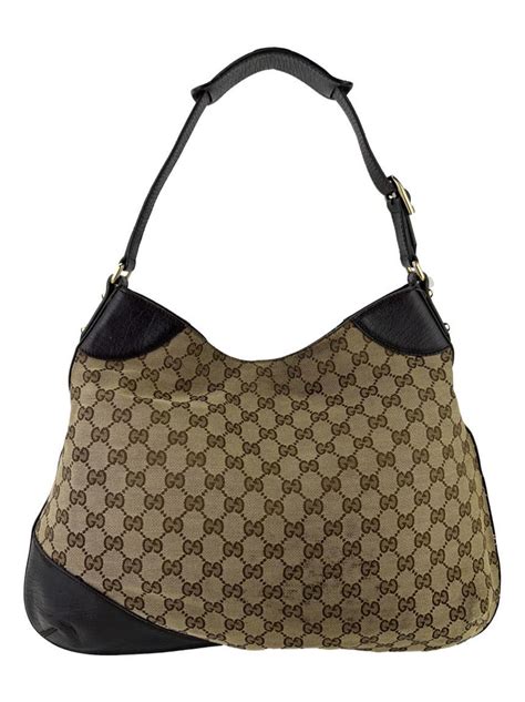 gucci 137388|Gucci Monogram Web Hasler Black Hobo (137388) .